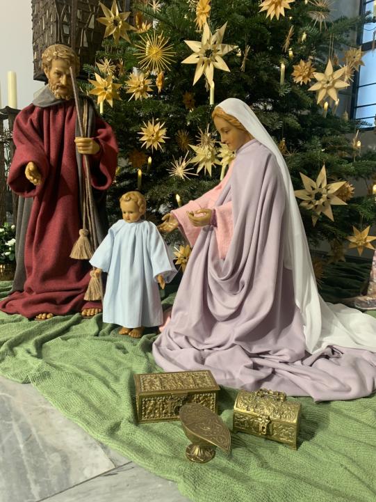 Krippe im Elisabeth Kloster bis zum 24. Januar 2022